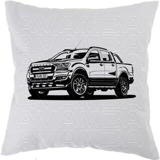 Ford Ranger Pickup V3 TwinCab (ab 2015)  Car-Art-Kissen / Car-Art-Pillow