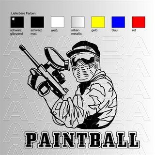 Paintball (3) Aufkleber Sticker