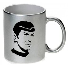 Mr. Spock Keramiktasse (hochglänzend u. handbedruckt)