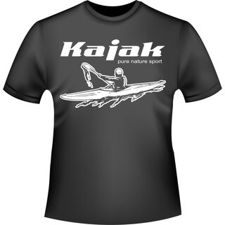 Kajak pure nature sport (No4) T-Shirt/Kapuzenpullover (Hoodie)