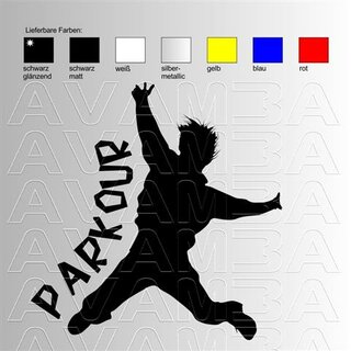Parkour / Traceur (4) Aufkleber Sticker
