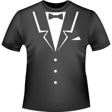 Bow-tie (Dinner Jacket Shirt) AnzugT-Shirt/Kapuzensweat...