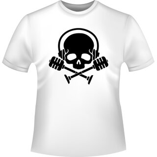 Schdel/Totenkopf Shirt Musician Skull