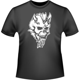 Schdel/Totenkopf Shirt Devil Skull