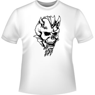 Schdel/Totenkopf Shirt Devil Skull