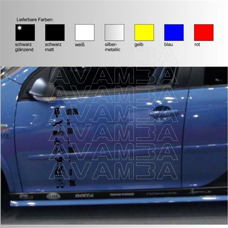 Abschussliste Sticker Aufkleber Autoaufkleber - AVAMBA SHOP - die sch