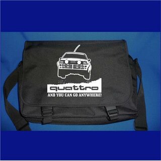 Audi Quattro Anywhere Messenger Bag / Umhängetasche