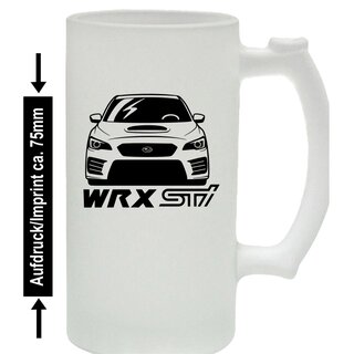Subaru WRX STI    Bierkrug / Beermug m. Aufdruck