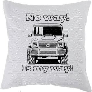 Mercedes Benz G Klasse No way! Car-Art-Kissen / Car-Art-Pillow