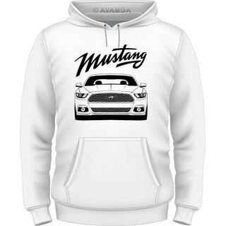 Ford Mustang VI Front  (ab 2014)  T-Shirt / Kapuzenpullover (Hoodie)
