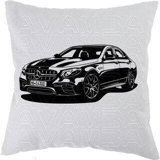 Mercedes Benz E 63 AMG  Car-Art-Kissen / Car-Art-Pillow