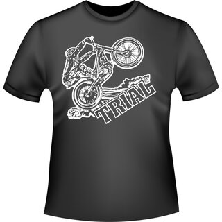 Motorrad Trial T-Shirt/Kapuzenpullover (Hoodie)
