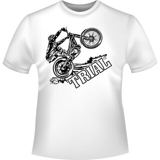 Motorrad Trial T-Shirt/Kapuzenpullover (Hoodie)