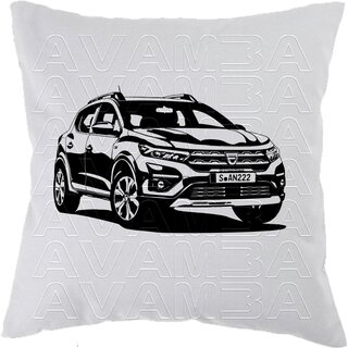 Dacia Sandero Stepway 3 (DJF)   Car-Art-Kissen / Car-Art-Pillow