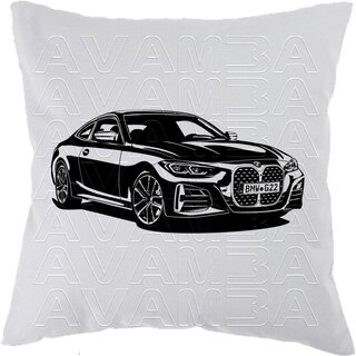 BMW 4er 2.Gen. (G22)  Car-Art-Kissen / Car-Art-Pillow