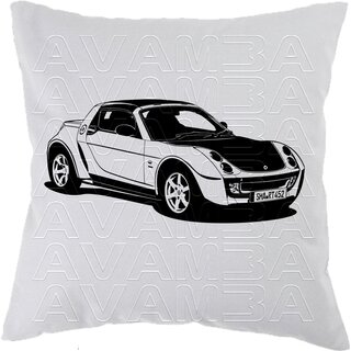 Smart Roadster Version2  Car-Art-Kissen / Car-Art-Pillow