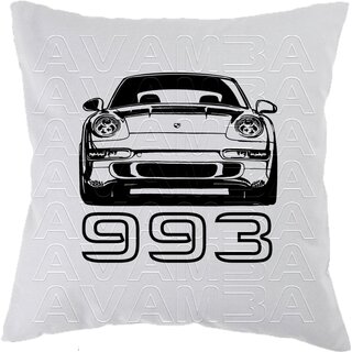 Porsche 993 Front  Car-Art-Kissen / Car-Art-Pillow