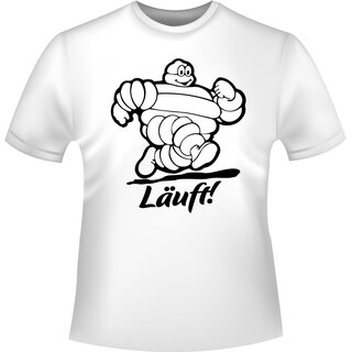 Läuft! Michelin-Mann T-Shirt / Kapuzenpullover (Hoodie)