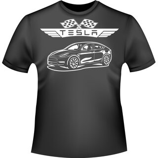TESLA Model Y  T-Shirt / Kapuzenpullover (Hoodie)