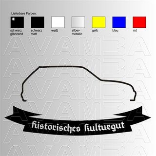 Opel Corsa A Silhouette Historisches Kulturgut