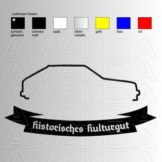Opel Kadett D Silhouette Historisches Kulturgut