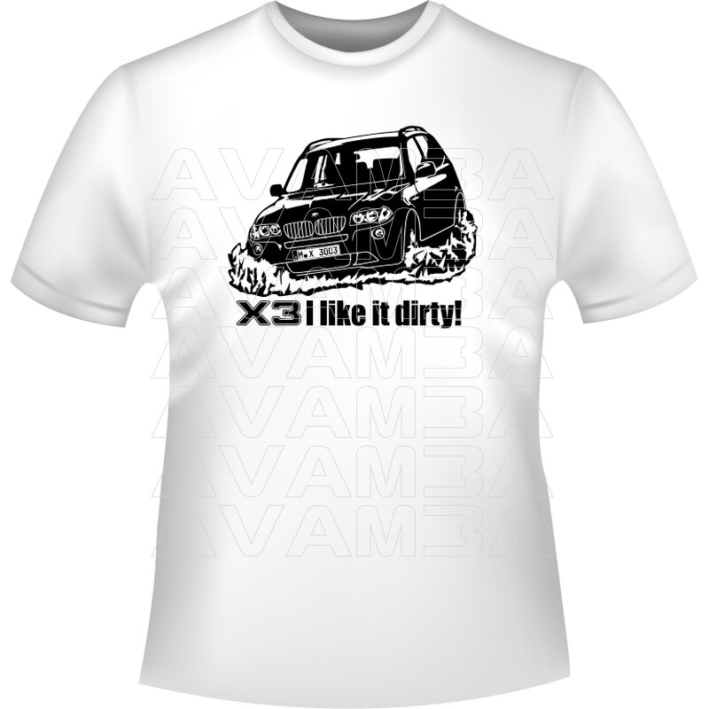 BMW X3 Offroad Shirt/Hoodie. Cool! - AVAMBA SHOP - die schönsten Auto