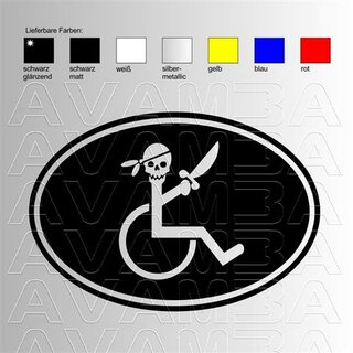 Wheelchair Pirate OVAL