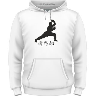 Kung Fu Fighter Martial Arts T-Shirt/Kapuzenpullover (Hoodie)