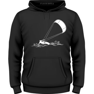 Kitesurfen Kiting in Waves T-Shirt/Kapuzenpullover (Hoodie)