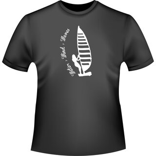 Windsurfing Girl  T-Shirt/Kapuzenpullover (Hoodie)