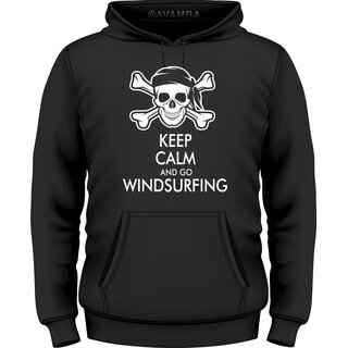 Windsurfing Keep calm and go windsurfing!  T-Shirt/Kapuzenpullover (Hoodie)