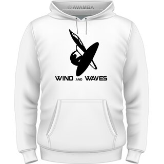 Windsurfing Wind and waves T-Shirt/Kapuzenpullover (Hoodie)