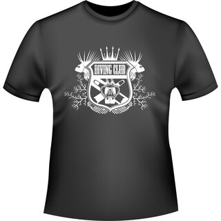 Diving Club Taucher T-Shirt/Kapuzenpullover (Hoodie)