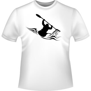 Kajak Wildwasser T-Shirt/Kapuzenpullover (Hoodie)