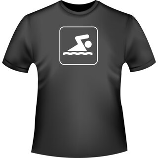 Schwimmen Picto T-Shirt/Kapuzenpullover (Hoodie)
