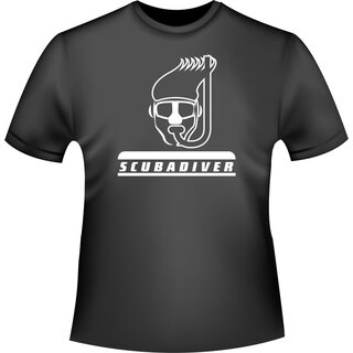 Scubadiver Taucher T-Shirt/Kapuzenpullover (Hoodie)