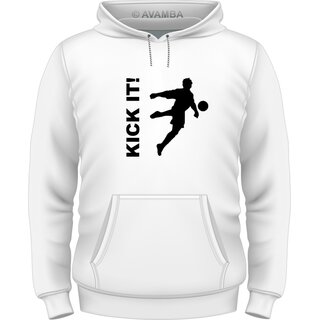 Fußball Kick it T-Shirt/Kapuzenpullover (Hoodie)