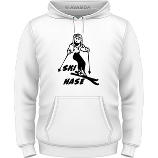 Ski Alpin Skihase T-Shirt/Kapuzenpullover (Hoodie)