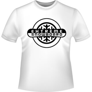 Snowboard Extreme T-Shirt/Kapuzenpullover (Hoodie)