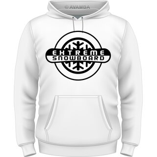 Snowboard Extreme T-Shirt/Kapuzenpullover (Hoodie)