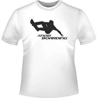 Snowboard in the Air T-Shirt/Kapuzenpullover (Hoodie)