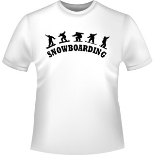 Snowboard Roundcourse T-Shirt/Kapuzenpullover (Hoodie)