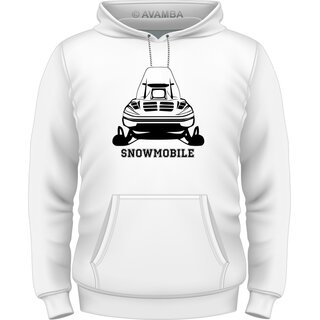 Snowmobile Front T-Shirt/Kapuzenpullover (Hoodie)