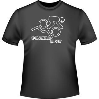 Mountainbike MTB Downhill Rider T-Shirt/Kapuzenpullover (Hoodie)