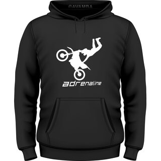 Motorrad Motocross Adrenalin T-Shirt/Kapuzenpullover (Hoodie)