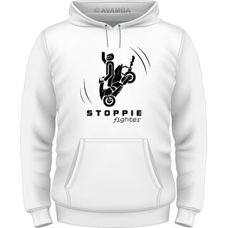 Scooter Stoppie fighter T-Shirt/Kapuzenpullover (Hoodie)