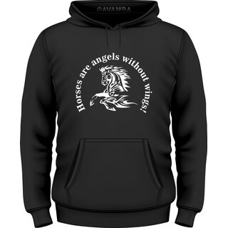 Pferde; Angels without Wings T-Shirt/Kapuzenpullover (Hoodie)