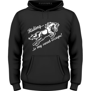 Riding is my sweet escape T-Shirt/Kapuzenpullover (Hoodie)