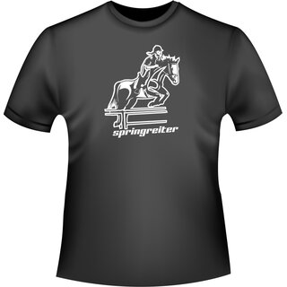 Springreiter Version2 T-Shirt/Kapuzenpullover (Hoodie)
