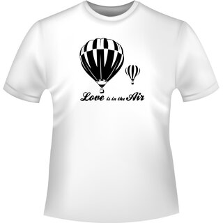 Ballonfahrer Love is in the air T-Shirt/Kapuzenpullover (Hoodie)